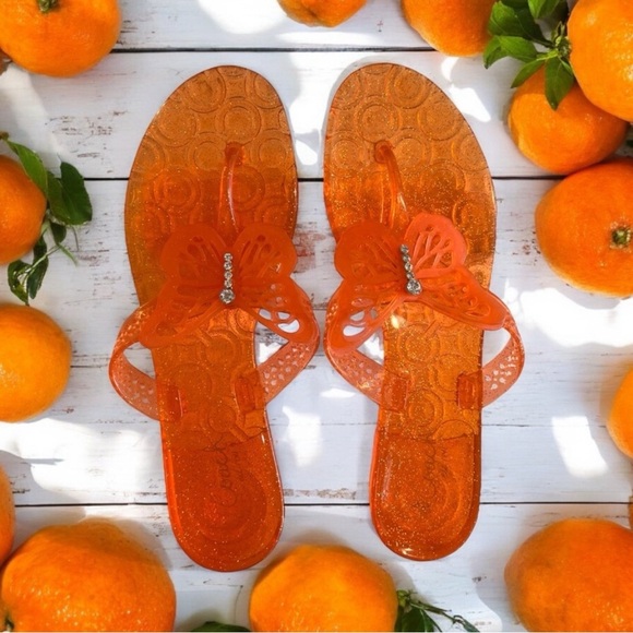 Coach Beautiful Pasarella Butterfly Sandals - Picture 5 of 17